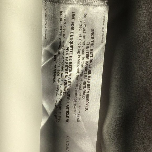 BCBGMAXAZRIA Asymmetrical Dress in Off White - Picture 6 of 8